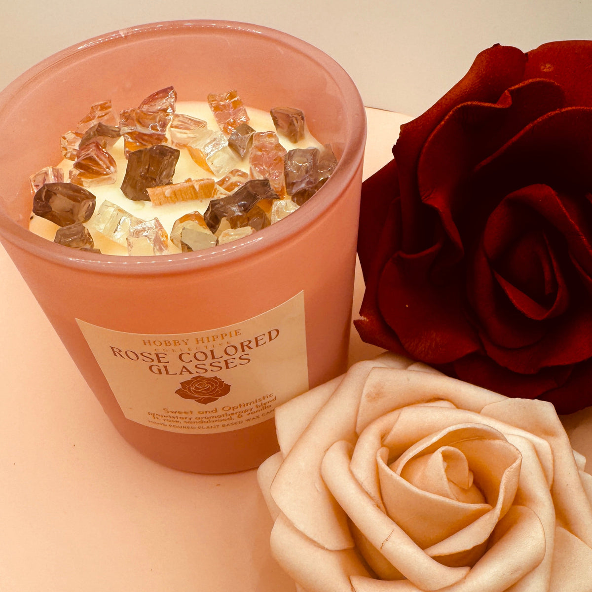 Rose Colored Glasses Candle