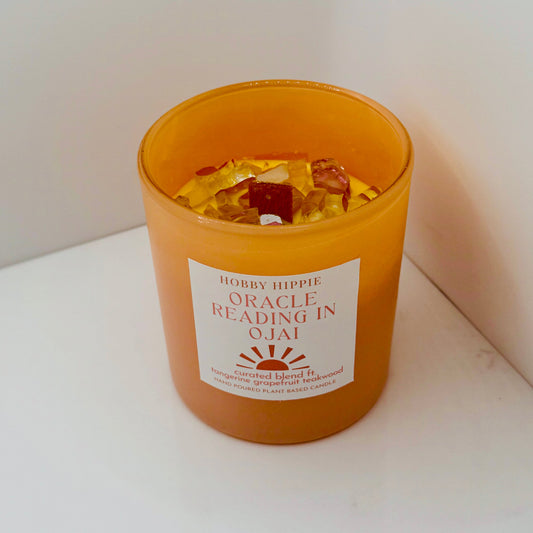 Oracle reading in Ojai candle